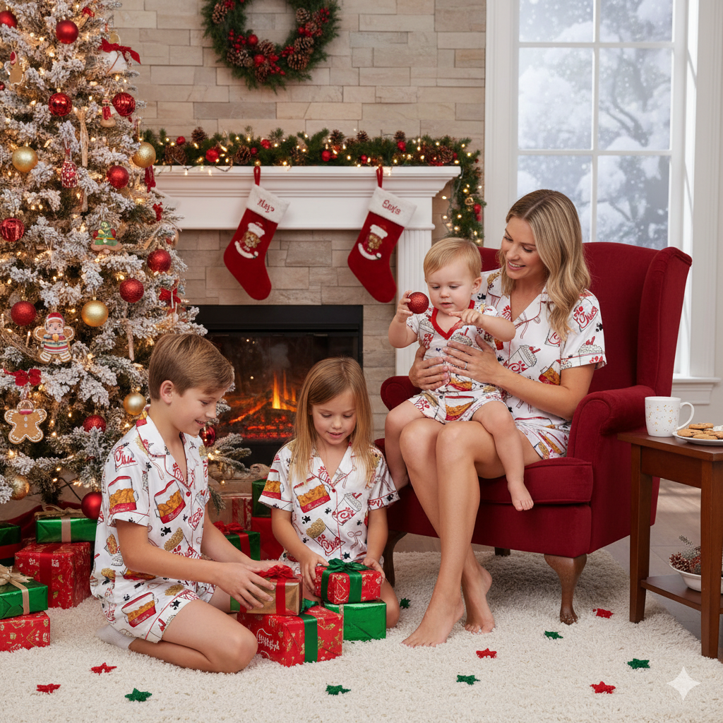 Luxmas™ Chicken Nuggets Pajama Set