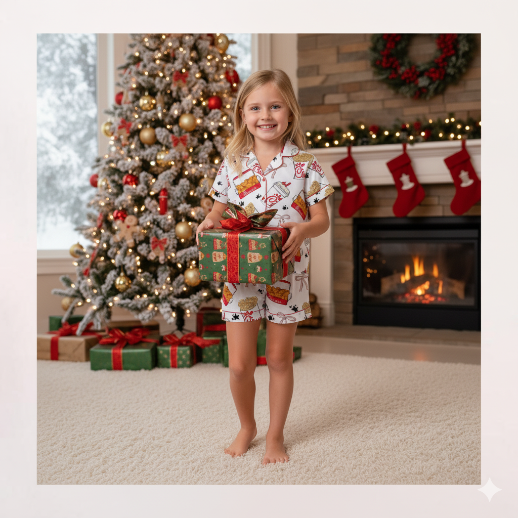 Luxmas™ Chicken Nuggets Pajama Set