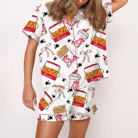 Luxmas™ Chicken Nuggets Pajama Set